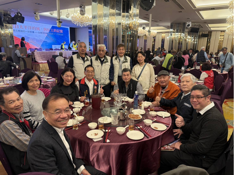 115年3月15日 理事長參加台北市台東同鄉會與台北市各友會合影花絮